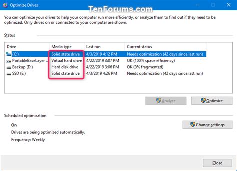 See if Disk Type is SSD or HDD in Windows 10.
